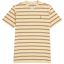 Load image into Gallery viewer, Deathwish Tee Stripe Gang Logo Cream