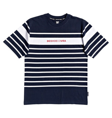 DC T-Shirt Stripe Navy White LAYTONVILLE