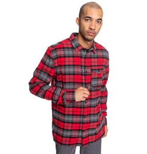 DC Flannel LS Red