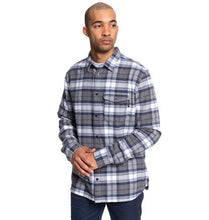 Load image into Gallery viewer, DC Flannel LS Grey S