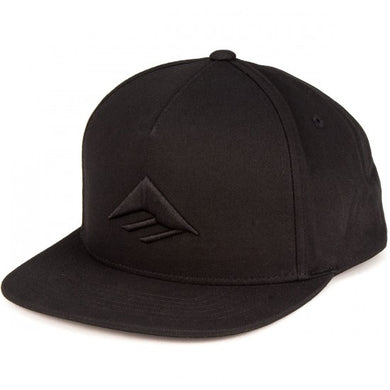 Emerica Hat Stealth Triangle Snapback Black