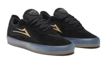 Load image into Gallery viewer, Lakai Essex Black/Gold Suede