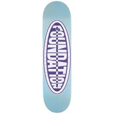 Foundation Deck 8.0 Oval Blue