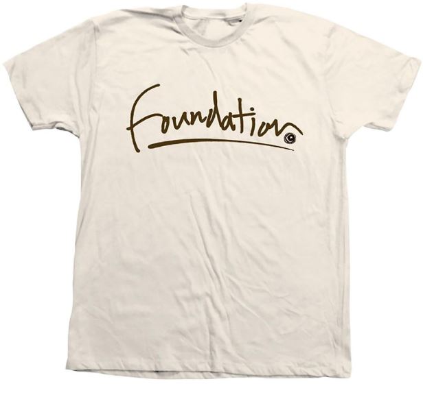 Foundation Tee Script Natural