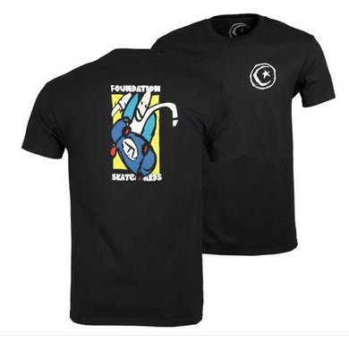 Foundation Tee Skater Tee Black