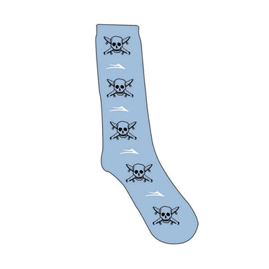 Lakai x Fourstar Pirate Socks Crew Light Blue