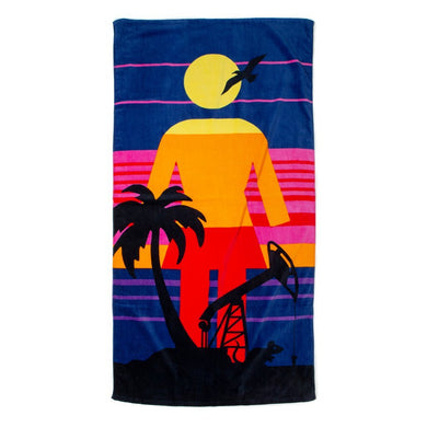 Girl Rat Beach Towel