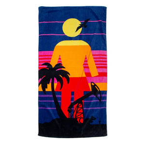 Girl Rat Beach Towel