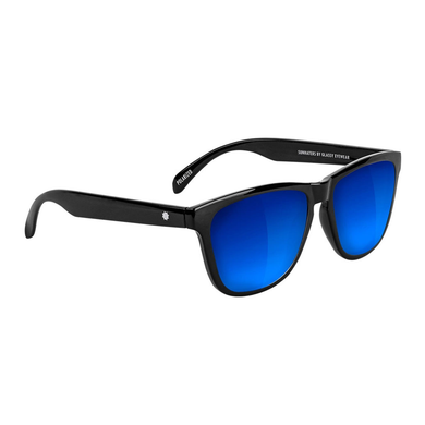 Glassy Deric Polarized Black/Blue Mirror