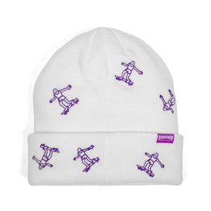 Thrasher Beanie Gonz Pattern White
