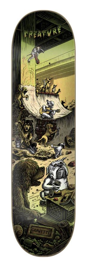 Creature Deck 8.3 Gravette Bridge Dawgz