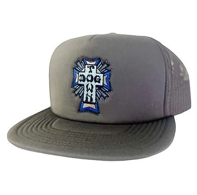 Dogtown Hat Cross Patch Mesh Charcoal Grey