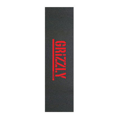 Grizzly Griptape Stamp Red
