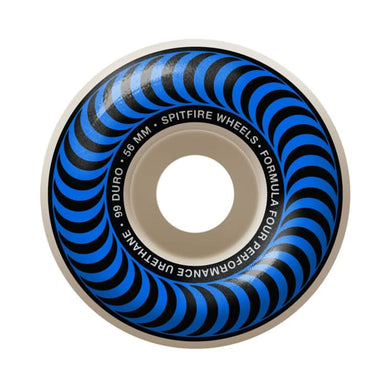 Spitfire Wheels 56mm Formula4 Classics Blue 99a