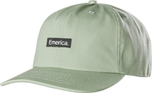 Load image into Gallery viewer, Emerica Hat Pure Patch 6 Panel Snapback Olive