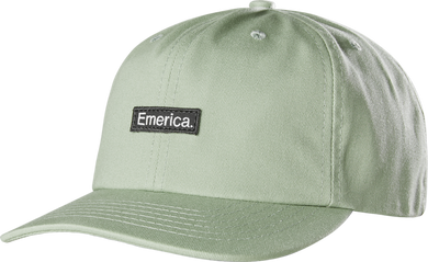 Emerica Hat Pure Patch 6 Panel Snapback Olive