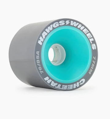 Hawgs Wheels 77mm Double Cheetah 85a Grey Teal