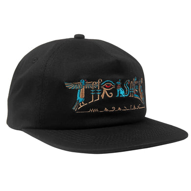 Thrasher Hat Snapback Hieroglyphic Black