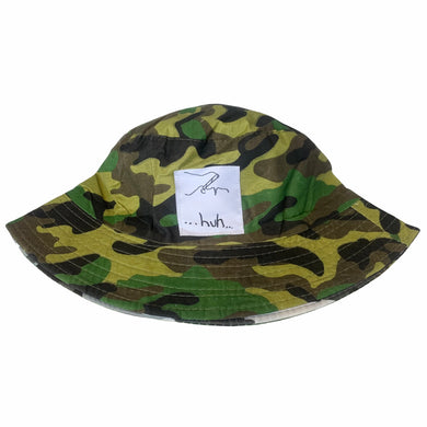 Huh Bucket Hat Woodland Camo (One Size)
