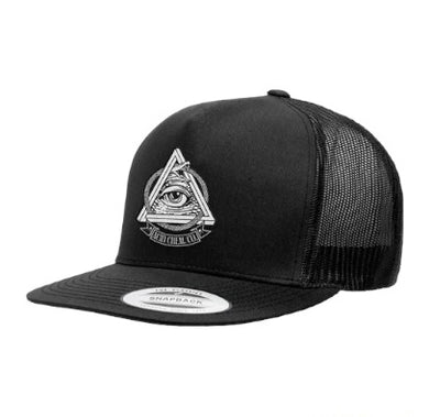 ATM Trucker Hat Acid Black Trucker Rem