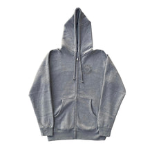 Load image into Gallery viewer, Precision Hoodie Zip Up Classic Circle Logo Grey