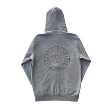 Load image into Gallery viewer, Precision Hoodie Zip Up Classic Circle Logo Grey