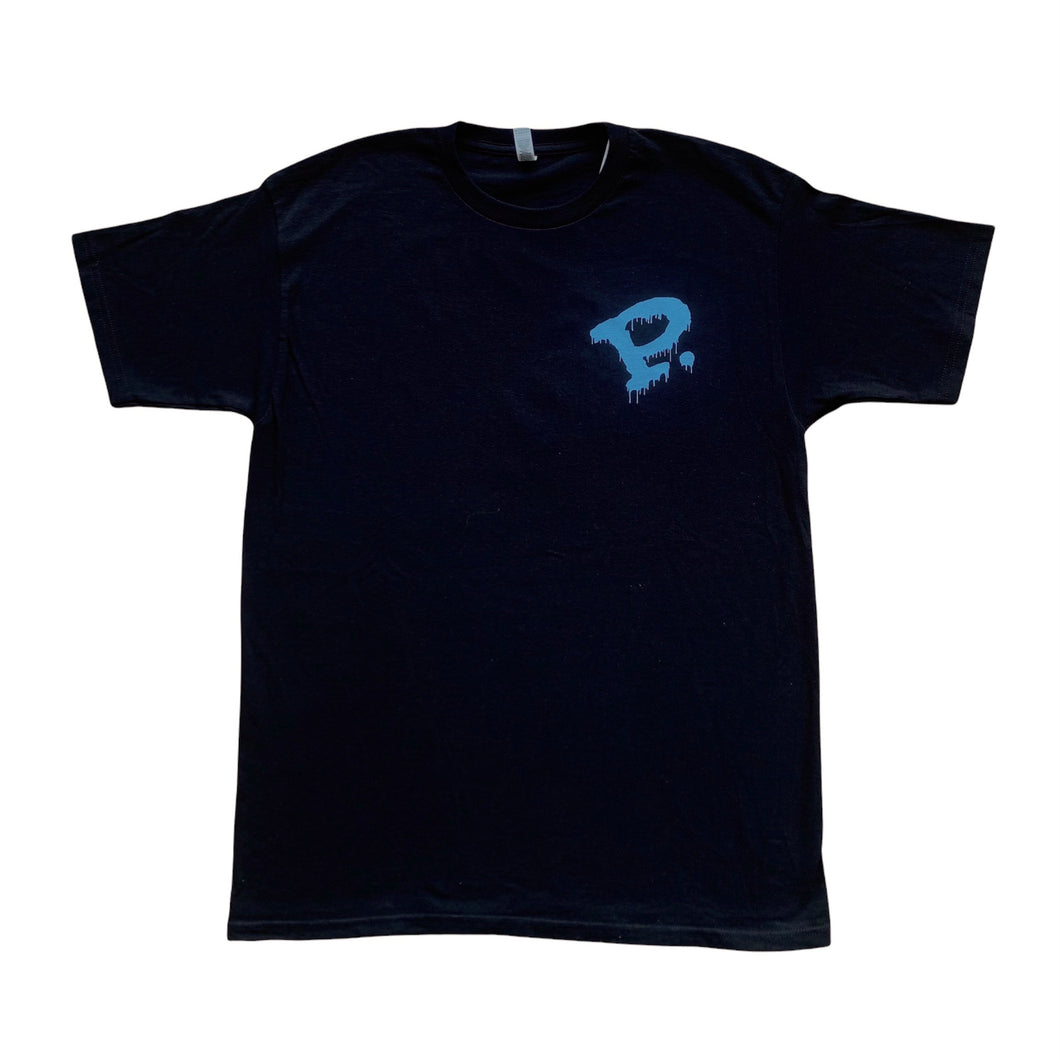 Precision Tee Drip Rainbow Black Large