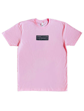 Precision Tee Box Logo Pink