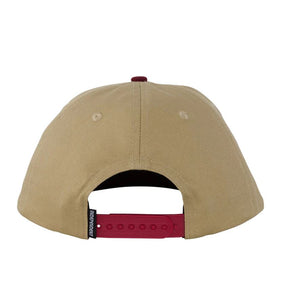Independent Trucks Snapback Hat B/C Groundwork Tan/Burgundy