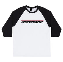 Load image into Gallery viewer, Independent 3/4 Sleeve Tee BTG Shear White/Black