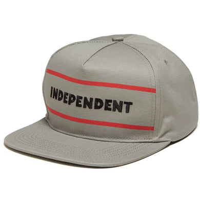 Independent Hat Snapback ITC Streak Grey
