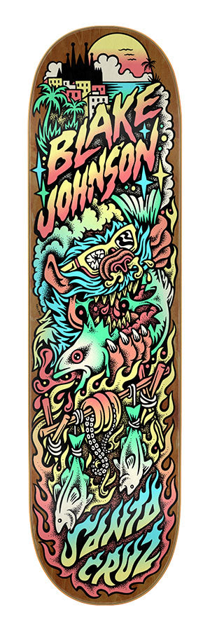 Santa Cruz Deck 8.3 Johnson Beach Wolf Two