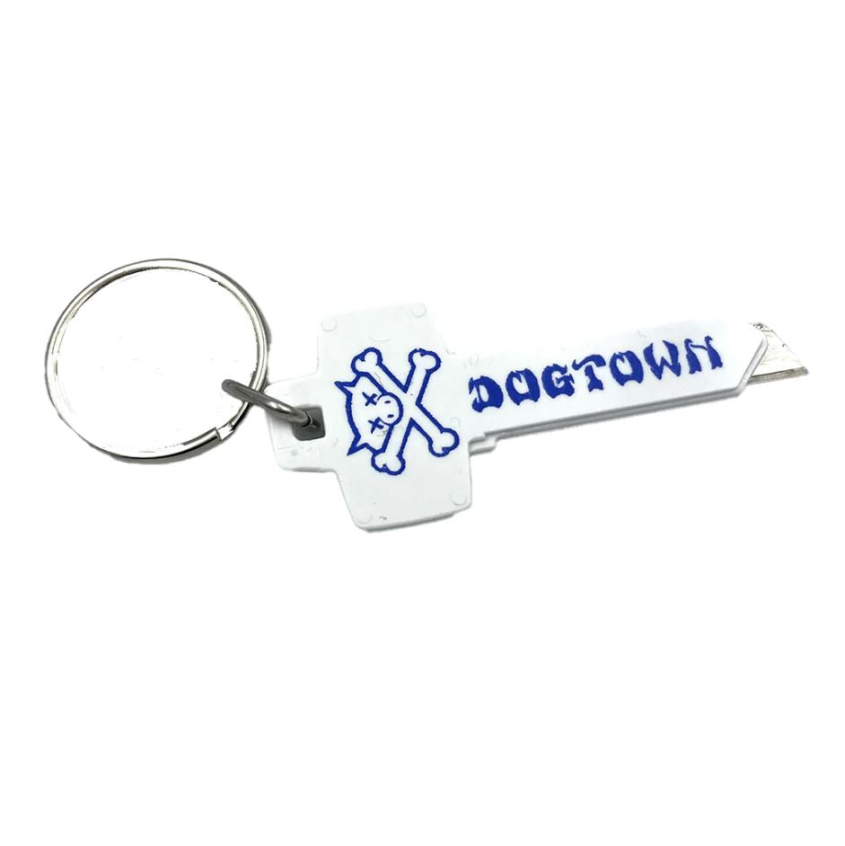 Dogtown Keychain Utility Knife White/Blue