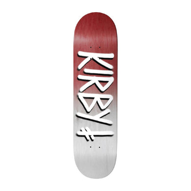Deathwish TK Burgundy/White Gang Name Deck 8.5