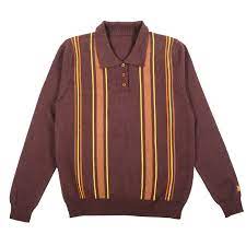 Theories Knit Shirt Cosmo Vintage Brown