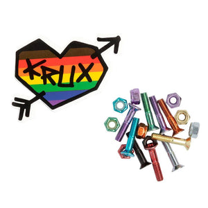 Krux Hardware Rainbow Krome 1"