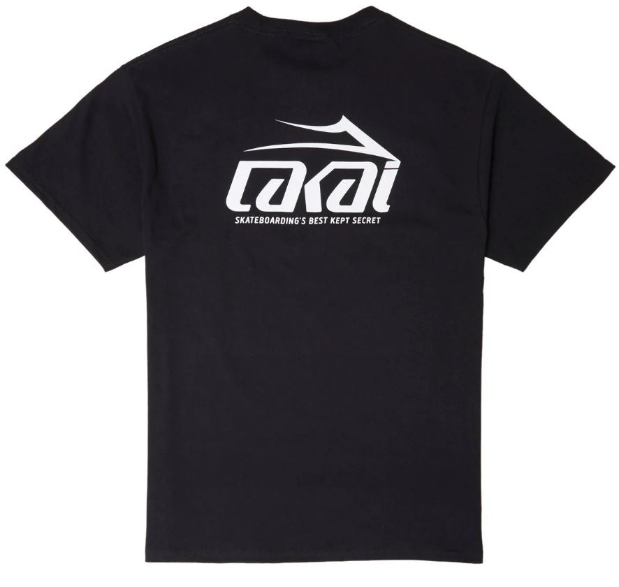 Lakai Tee Secret Black – Precision Skateshop