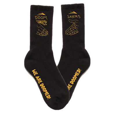 Lakai Socks Doomsayers Crew Black