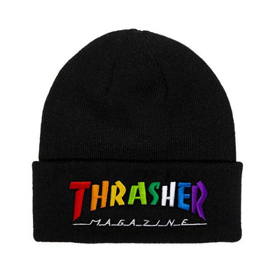 Thrasher Beanie Rainbow Mag Black