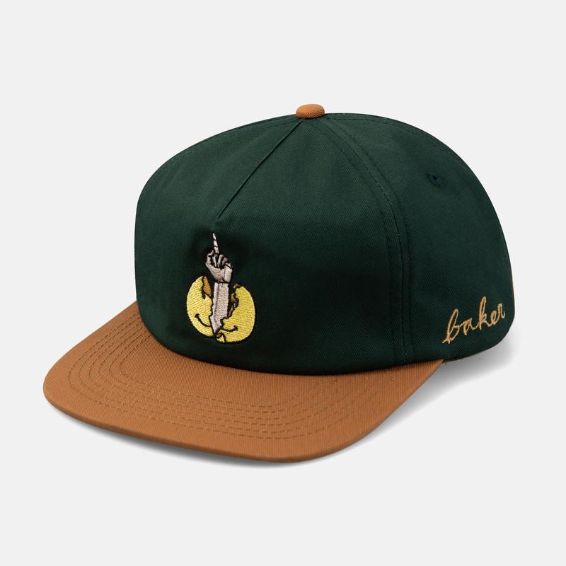 Baker Hat PMA Snapback Green/Brown