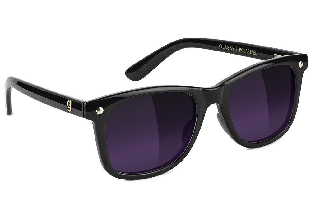 Glassy Mikemo Premium Polarized Black/Purple