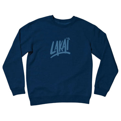 Lakai Crewneck Brush Navy Large