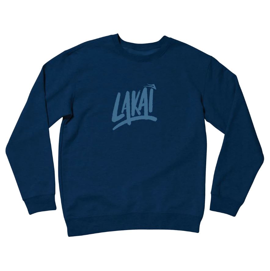 Lakai Crewneck Brush Navy Large