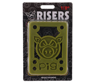 Pig Risers 1/8" Olive 2 Pack