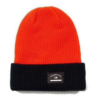 Fourstar Beanie 2-Tone Fold Orange/Navy
