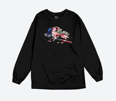 DGK Longsleeve Tee Pigs Black
