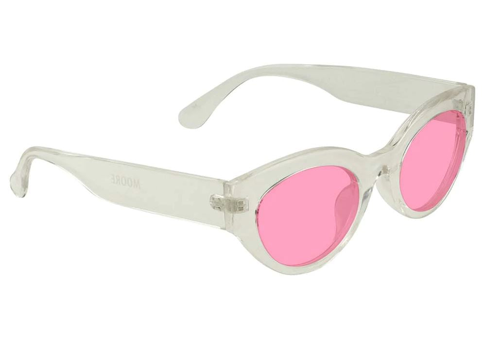 Glassy Moore Clear/Rose Lens