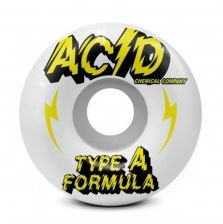 Acid Wheel Type A Formula Power Side Cut 53mm 99a Yellow/White