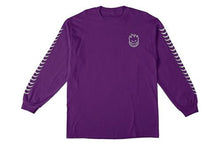 Load image into Gallery viewer, Spitfire L/S Tee Smoke Classic Purple/Silver