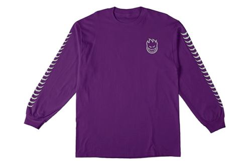 Spitfire L/S Tee Smoke Classic Purple/Silver
